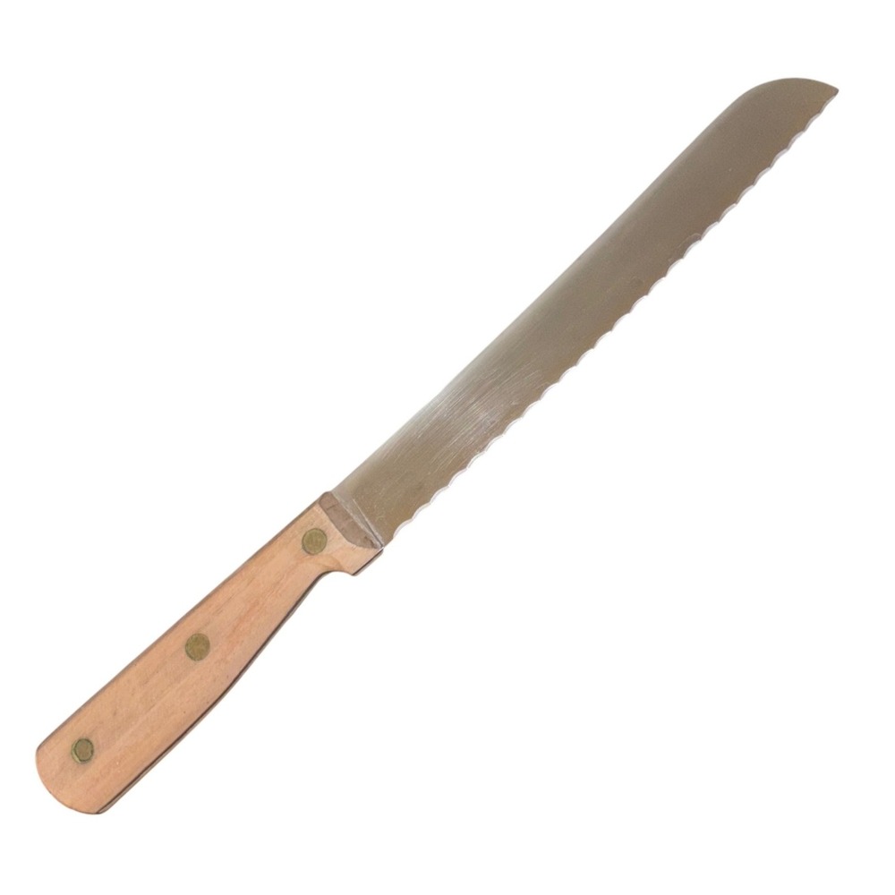 Harvard Cutlery 574 Serrated Bread Knife 8.5 Inch Blade Wood Handle Full Tang‎